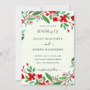 Design Your Watercolor Wedding Invitations Example