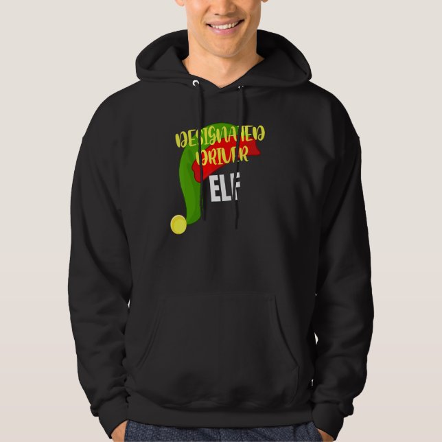 Designate Driver Elf Matching Group Christmas Part Hoodie (Front)
