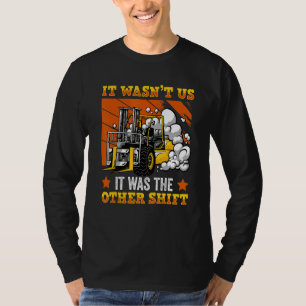 Designated driver fork lift powered forklift certi T-Shirt