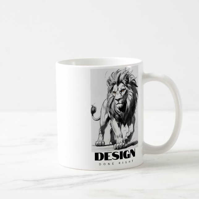 DESIGNE LION COFFEE MUG (Right)