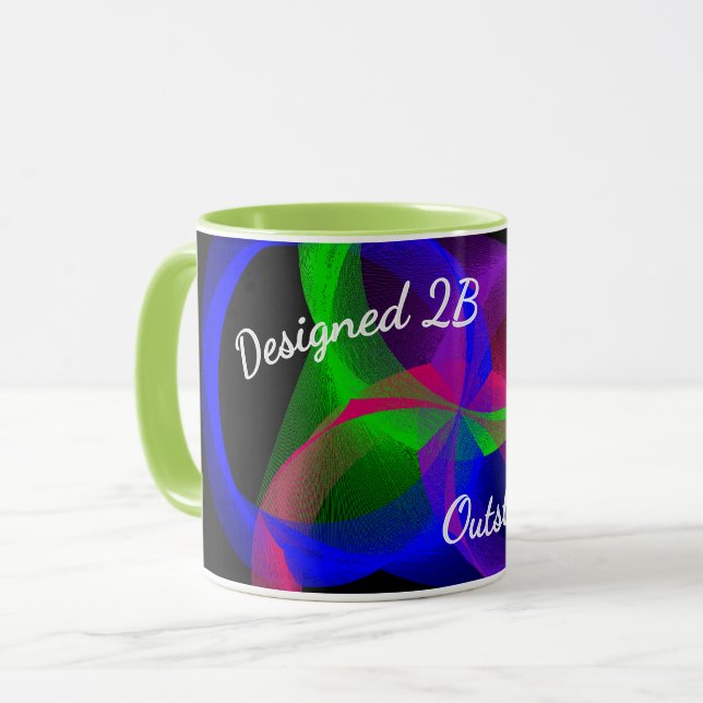 Designed 2B Outstanding Coffee Mug (Front Left)