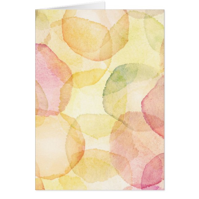Designed abstract background with watercolor (Front)