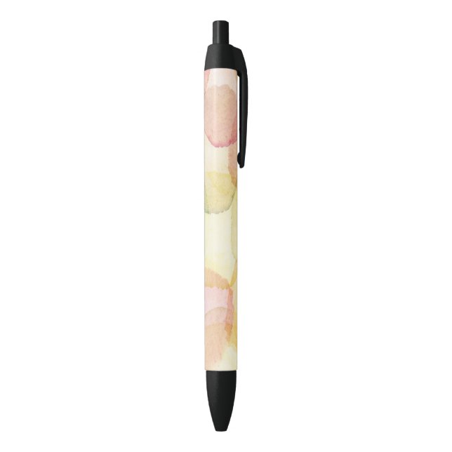 Designed abstract background with watercolor black ink pen (Bottom (Vertical))