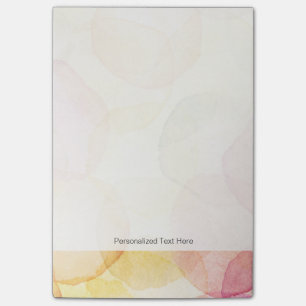 Designed abstract background with watercolor post-it notes
