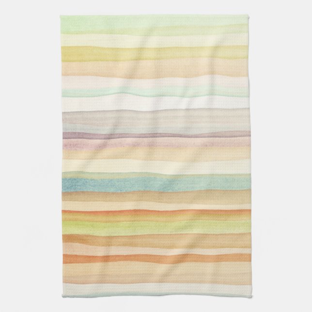 Designed art background. Used watercolor Tea Towel (Vertical)