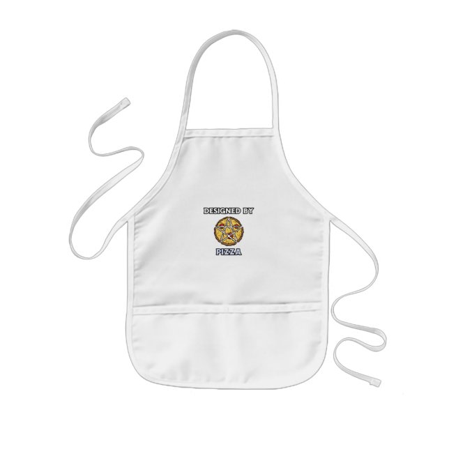 designed by pizza kids apron (Front)