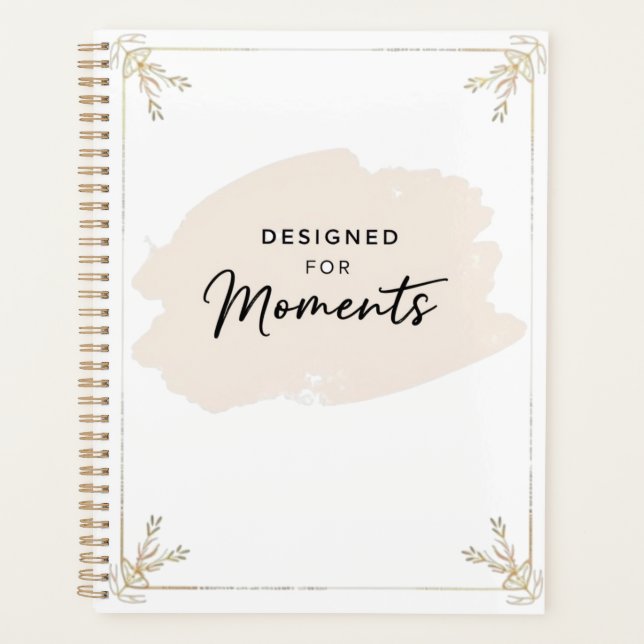 Designed for Moments – Elegant Pastel Daily Planner (Front)