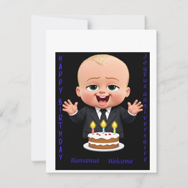  designed invitation  card perfect for  announcing (Front)