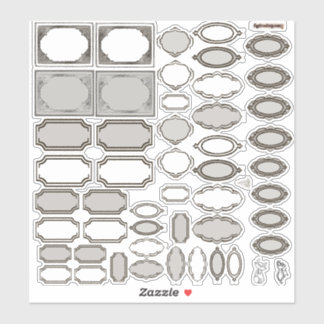 Designed labels Sticker Sheet