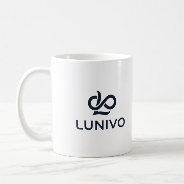  — Designed to Be Different | Modern Minimal Coffee Mug (Left)