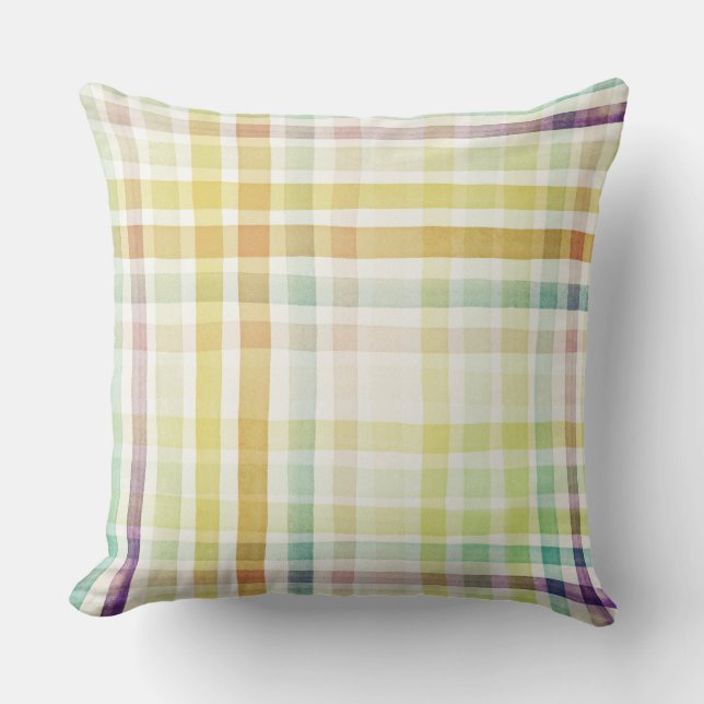 Designed watercolor art background, texture 2 cushion (Front)
