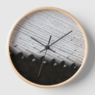 Designed with a photograph of South Korea, Natural Clock