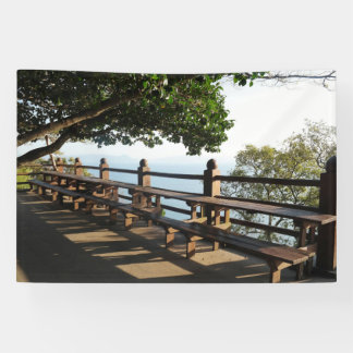 Designed with a photograph of South Korea, Printed Banner