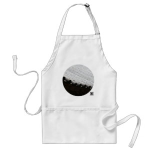 Designed with a photograph of South Korea, Printed Standard Apron