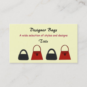 Designer Bags Business Card