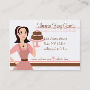 Designer Bakedgoods-Cake Business Card