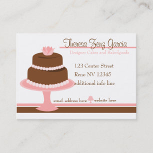 Designer Bakedgoods-Cake Business Card