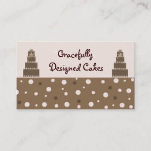 Designer Cakes and Little Dots Business Card