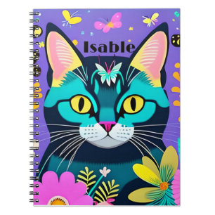 Designer Cat lover, Cat mum Design Notebook