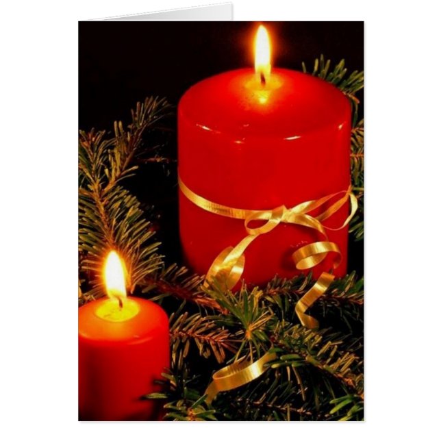 Designer Christmas Greeting Card Template (Front)