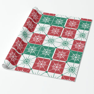 Designer Christmas Pattern Wrapping Paper