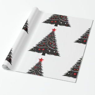 Designer Christmas Pattern Wrapping Paper