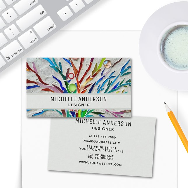 Designer Colourful  Business Card (Creator Uploaded)