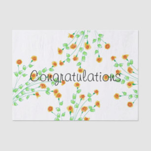 Designer Congratulations Tissue Paper