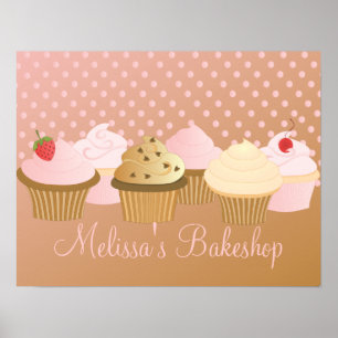 Designer Cupcakes Poster