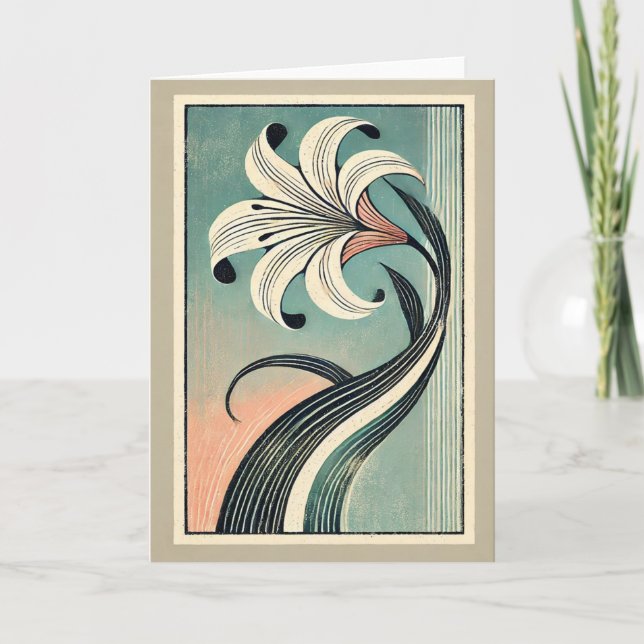 Designer Easter Greeting Card (Front)