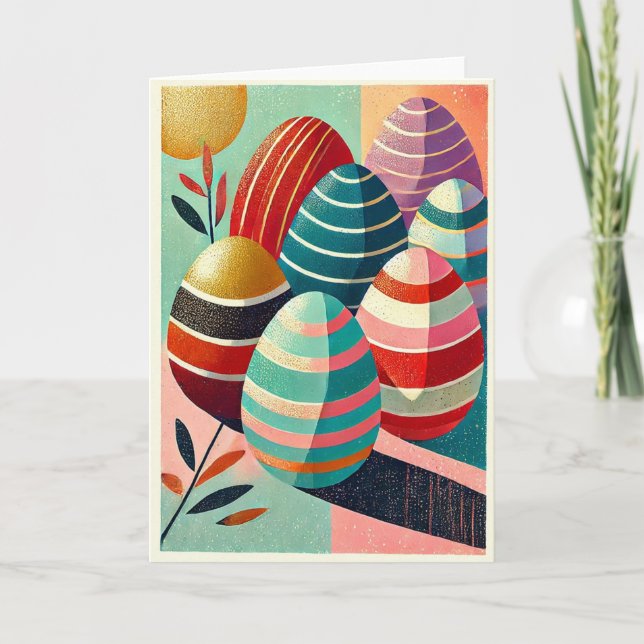 Designer Easter Greeting Card (Front)