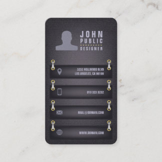 Designer Fabric Style Business Card