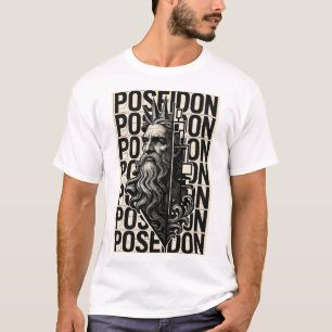 Designer Greek God Poseidon T-Shirt