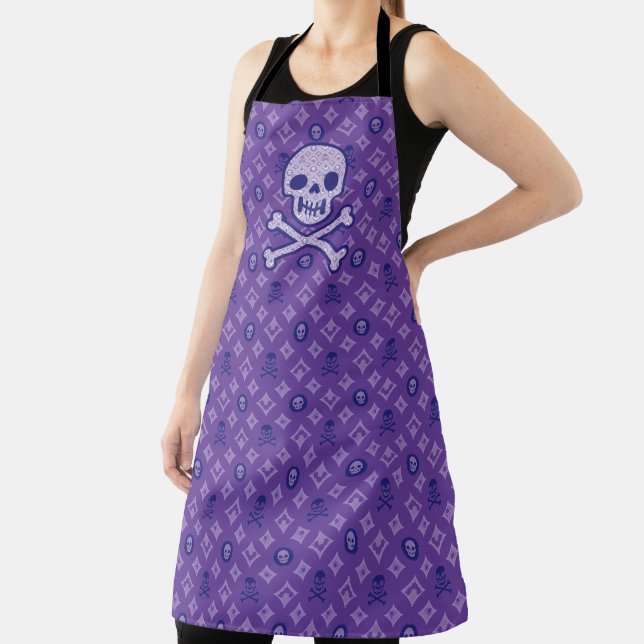 Designer Halloween! Louis Inspired Print Apron (Insitu)