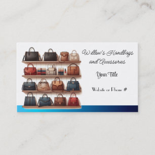Designer Handbags and Accessories Business Card