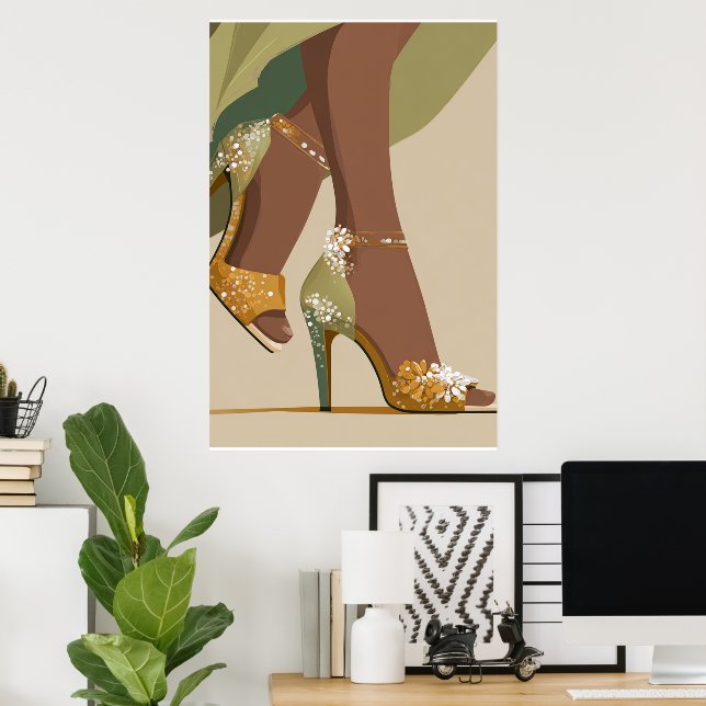 DESIGNER HEELS #3 POSTER (Home Office)