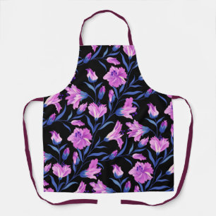 Designer Inspired Floral Pattern Kitchen Apron