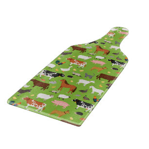 Designer Kitchen - Glass Cutting Board - Farmstyle