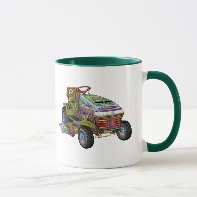 Designer Lawnmower Mug (Right)
