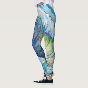 Designer-Leggings mit ausgefallenem Muster  Leggings