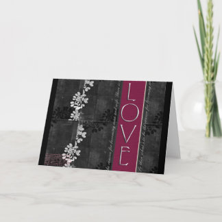 designer love holiday card