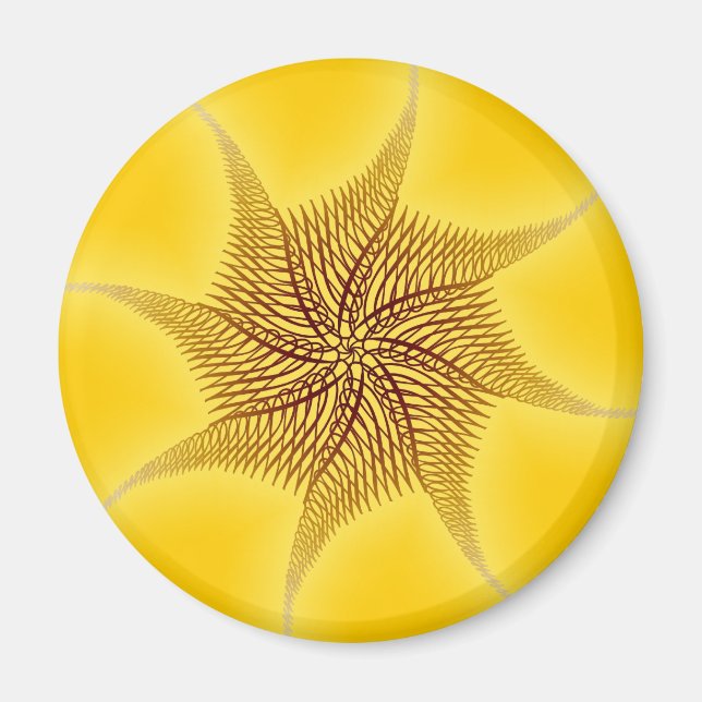 Designer Motif : Abstract Pattern Magnet (Front)