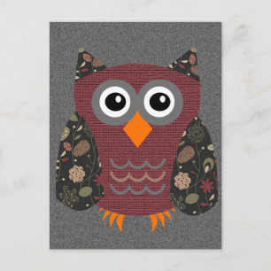 Designer Owl Desarae Postcard