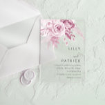 Designer Pink Roses Wedding Acrylic Invitations<br><div class="desc">Designer Pink Roses Wedding Acrylic Invitations

See matching collection in Niche and Nest Store

Many thanks</div>