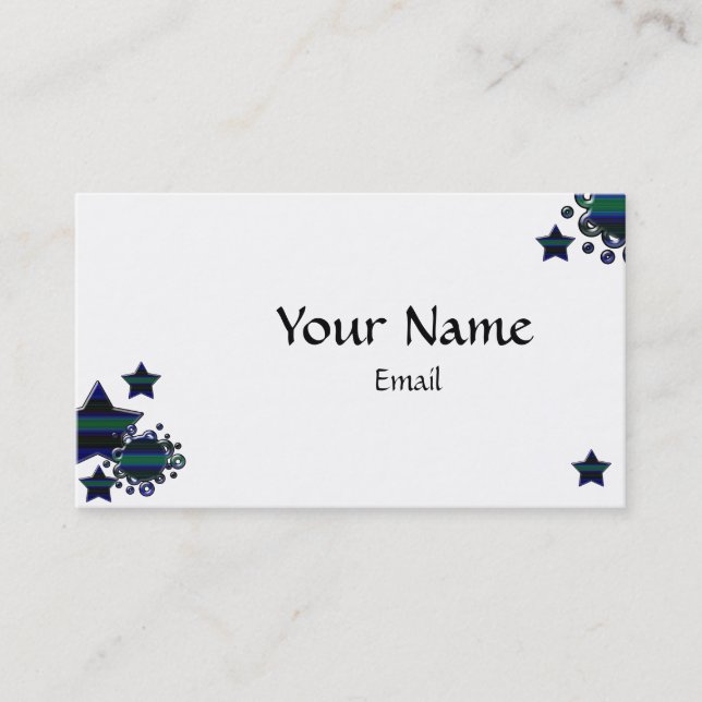 DESIGNER PROFILE CARD TEMPLATE (Front)