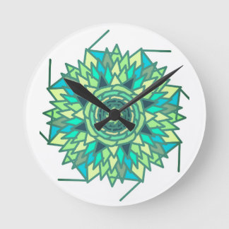 designer round clock