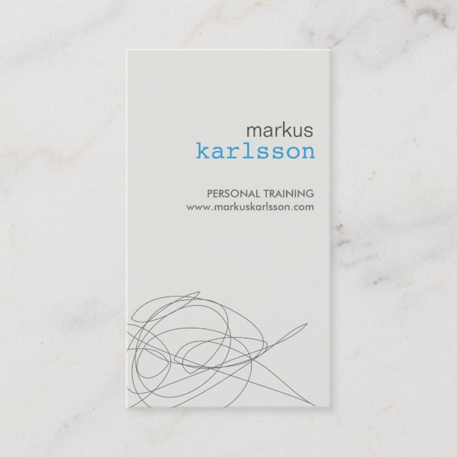 DESIGNER SCRIBBLE No. 4 Business Card (Front)