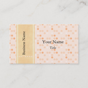 Designer Tangerine Photo Business Card plates