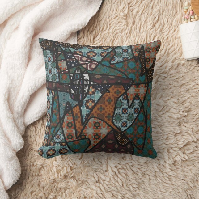Designer Throw Pillow (Blanket)