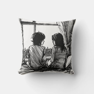 Designer Throw Pillow 16x16 Inch 